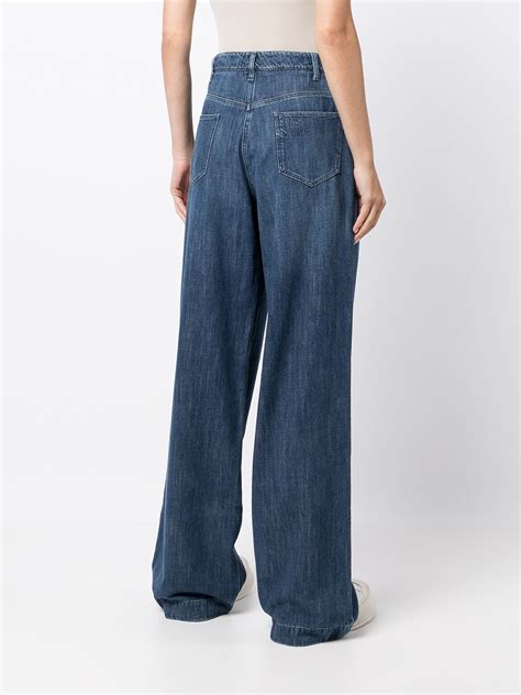 chanel abb.jeans|Chanel wide leg jeans.